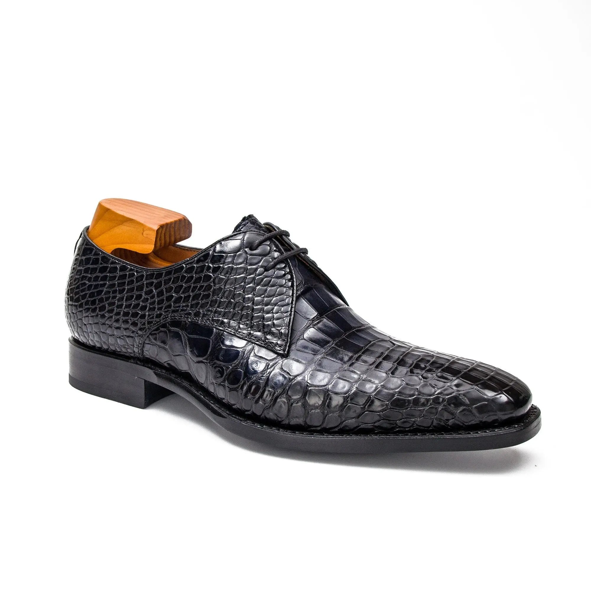 Nile crocodile leather Goodyear crafts derby shoes 63478824 - Divinch