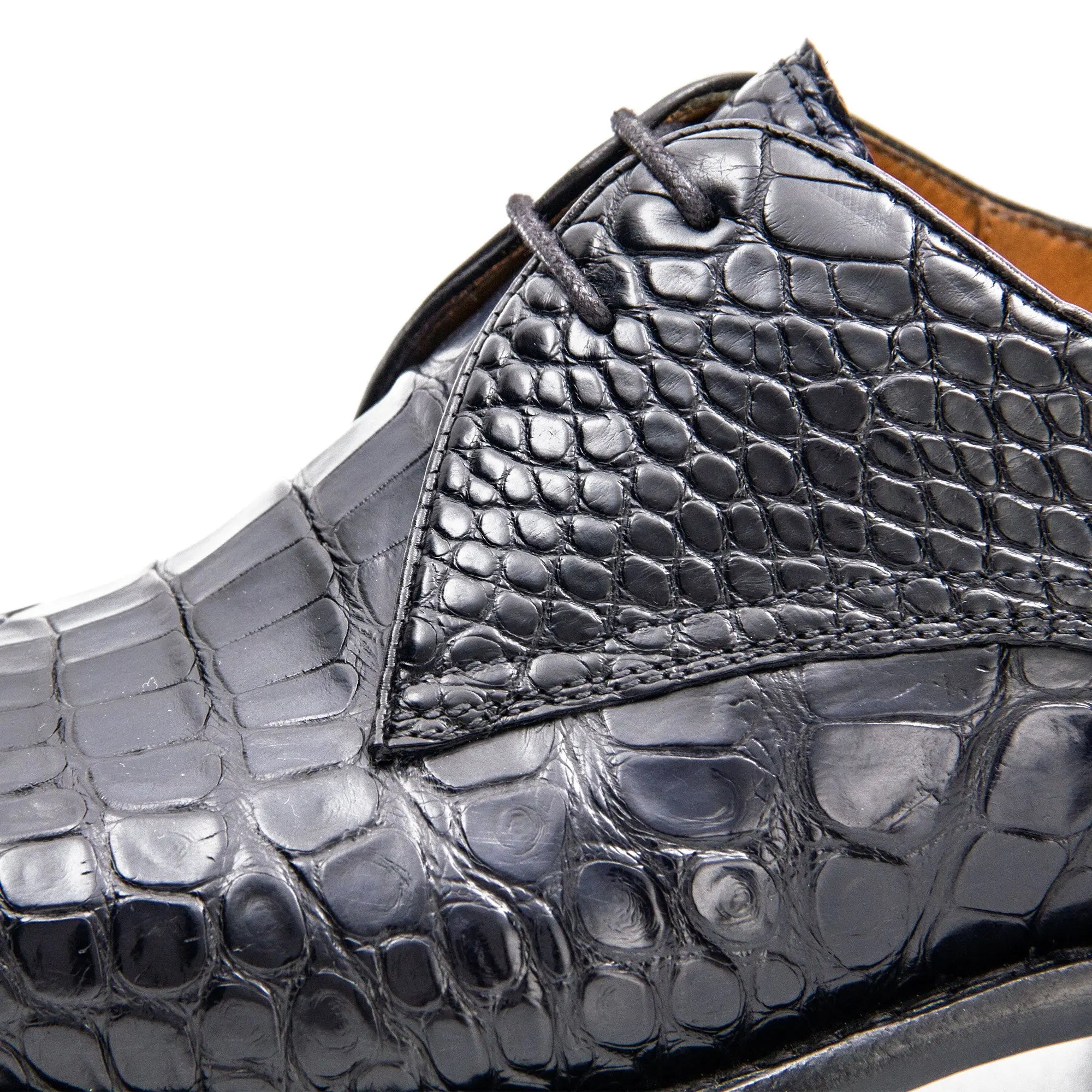 Nile crocodile leather Goodyear crafts derby shoes 63478824 - Divinch