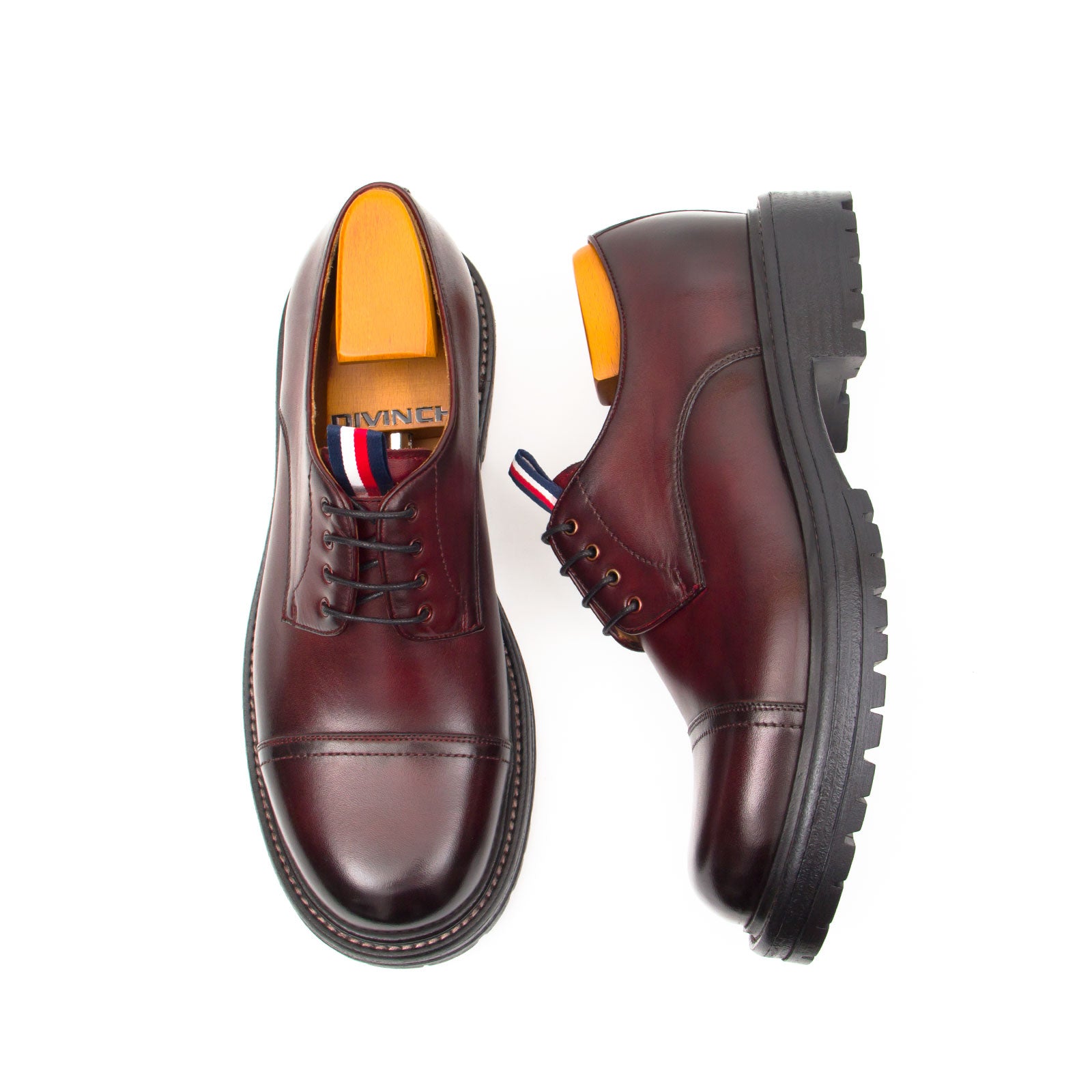 Big Cap Toe Derby shoes