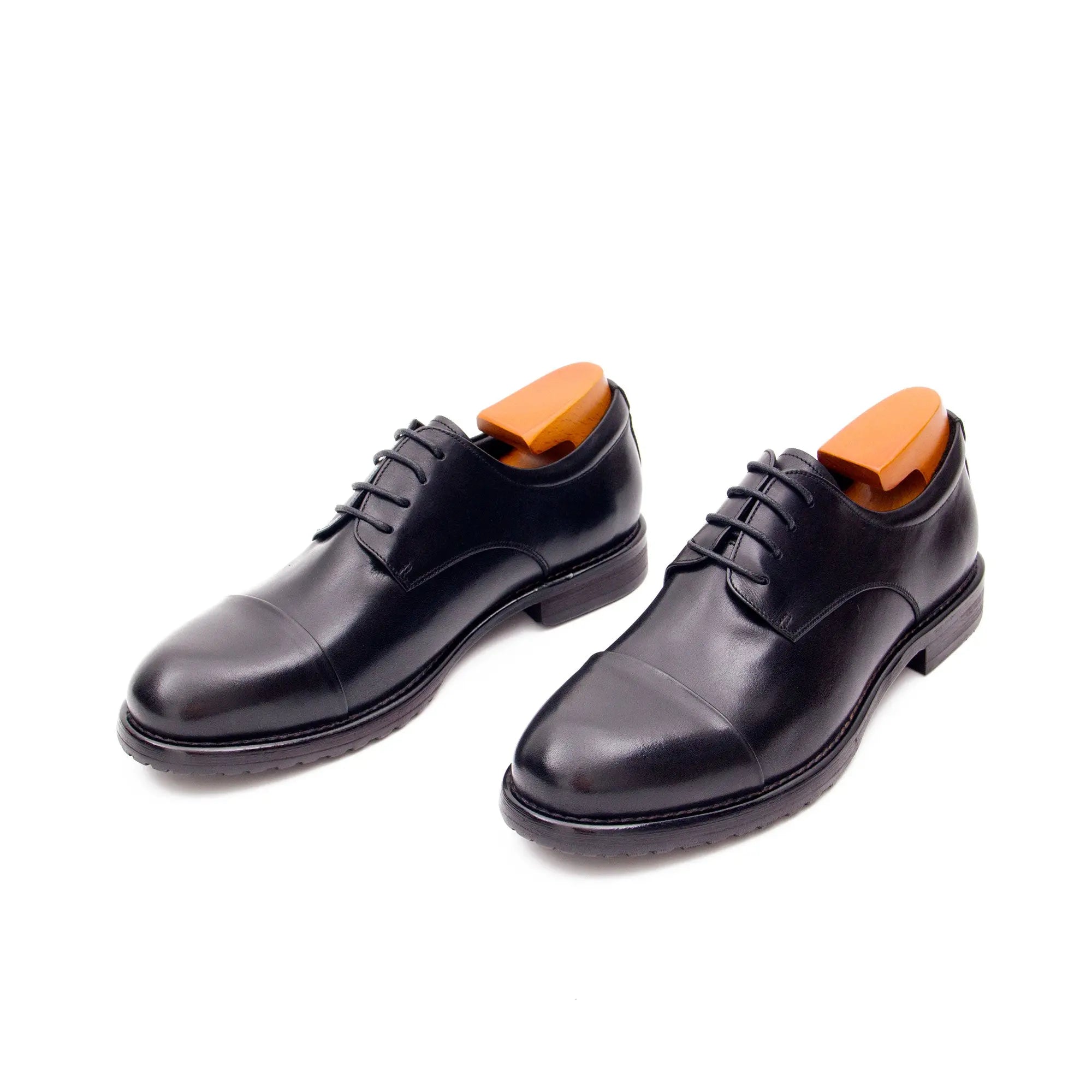 Hand Washed Leather Derby Shoes 9165-3 - Divinch