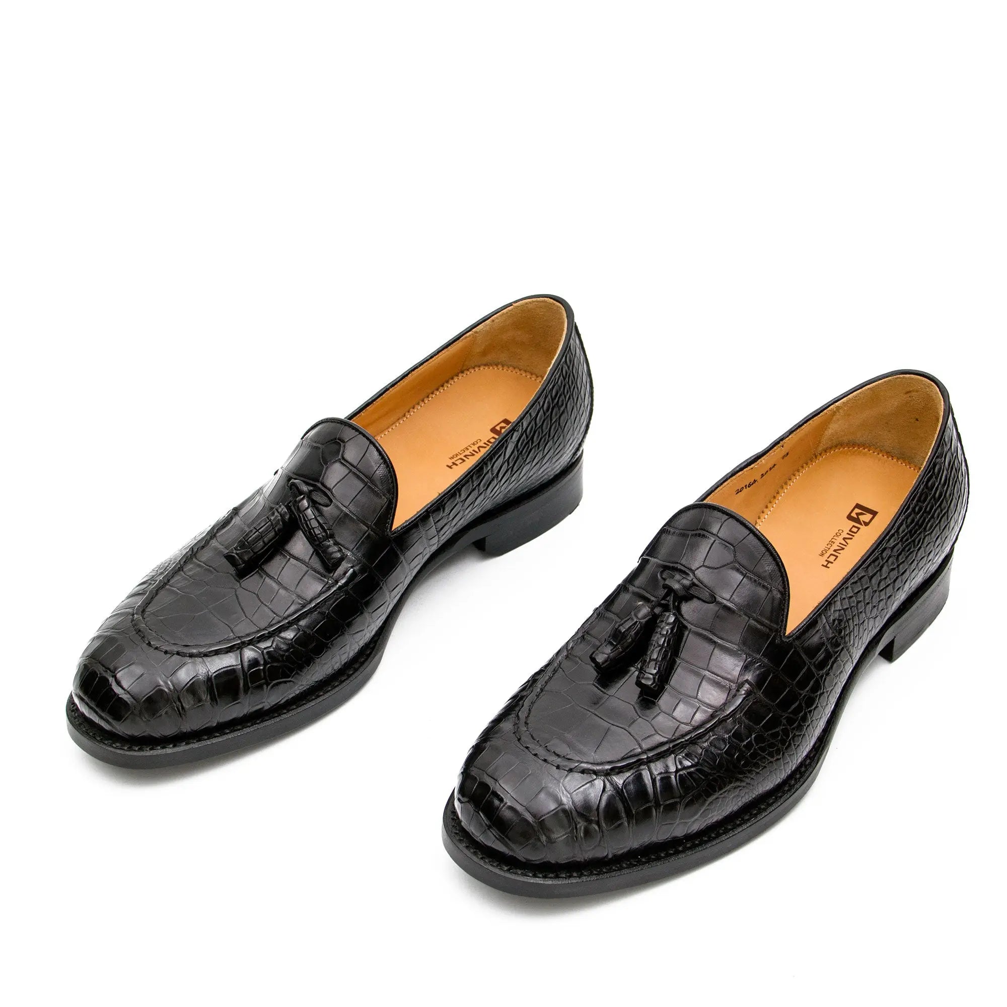 Nile crocodile leather Goodyear crafts Loafers Shoes 201642014 - Divinch