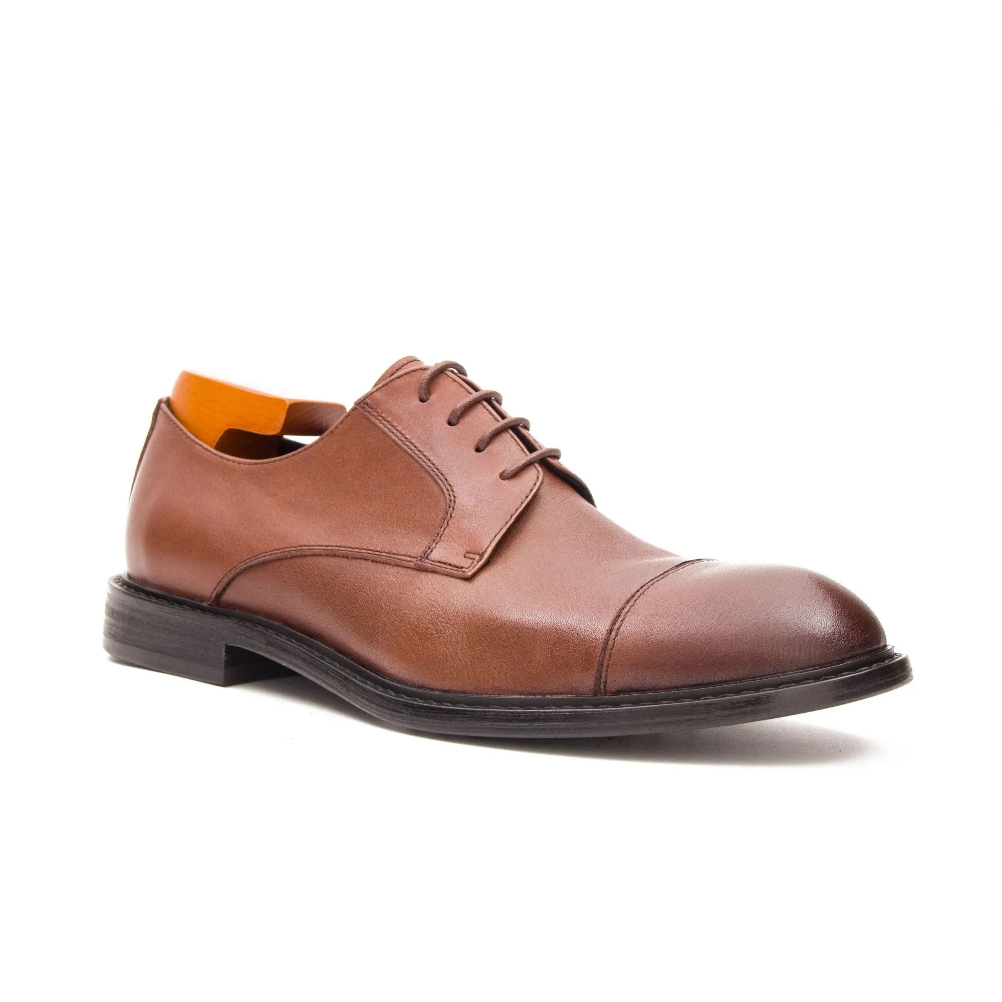 Hand Wash Leather Derby Shoes 668-21 - Divinch