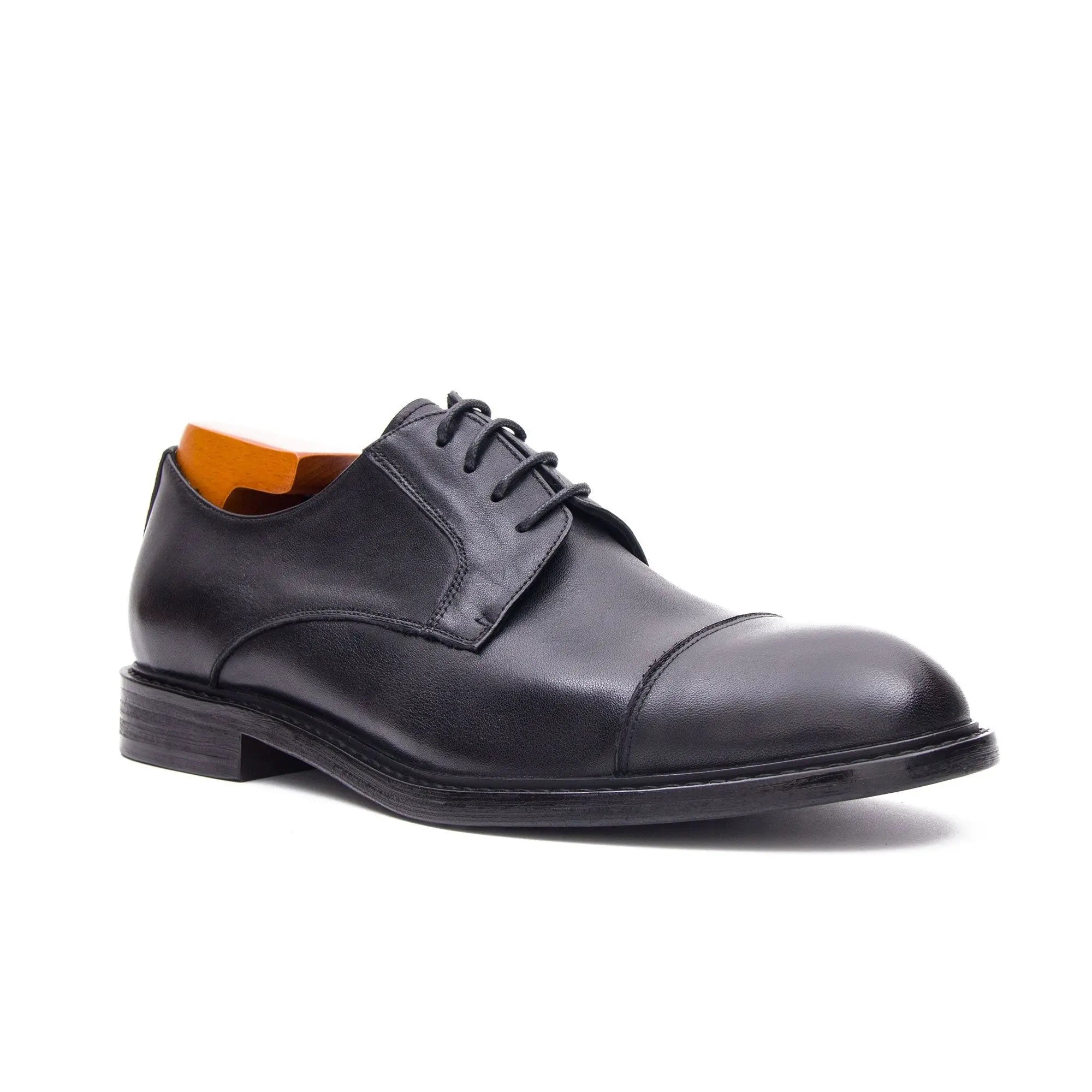 Hand Wash Leather Derby Shoes 668-21 - Divinch