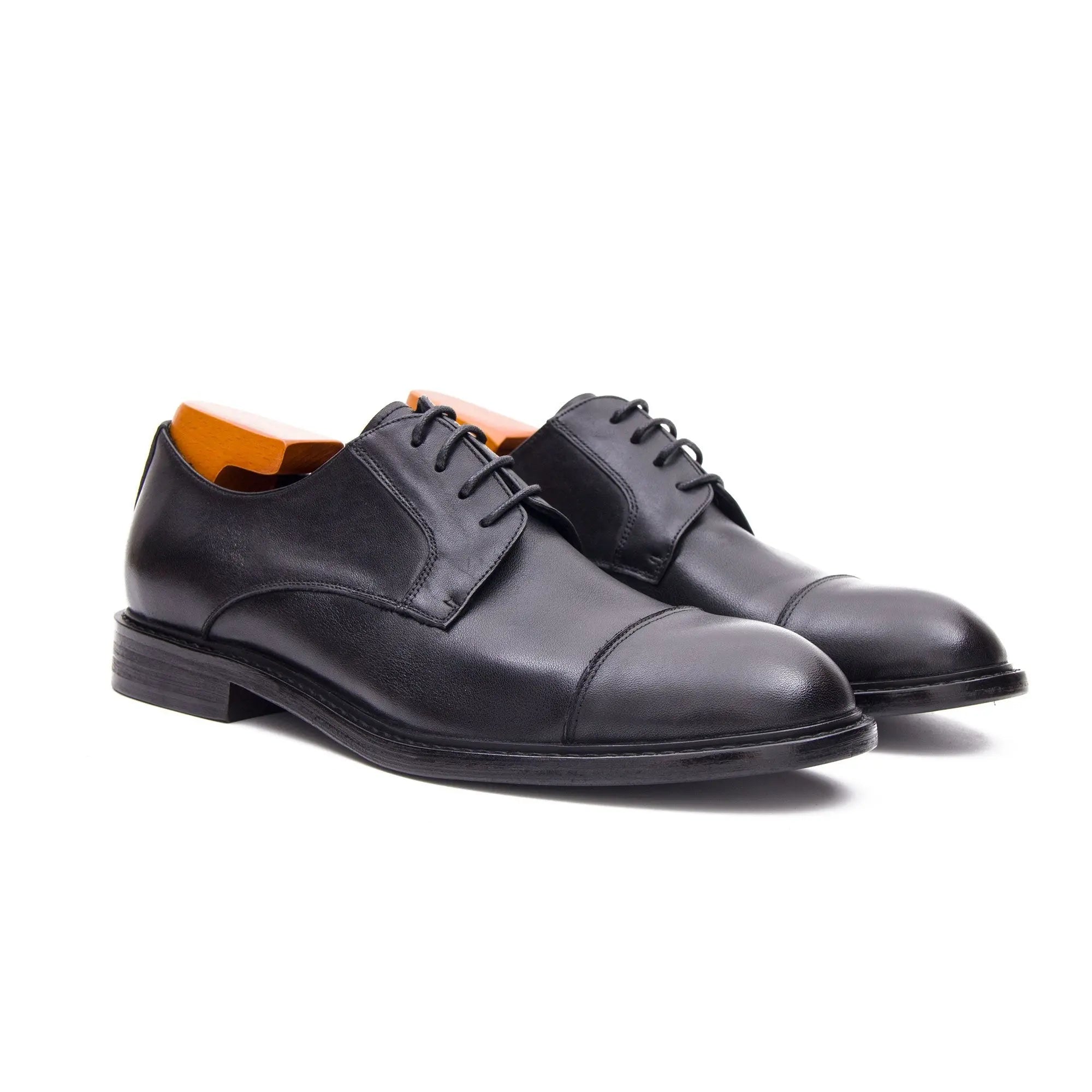 Hand Wash Leather Derby Shoes 668-21 - Divinch