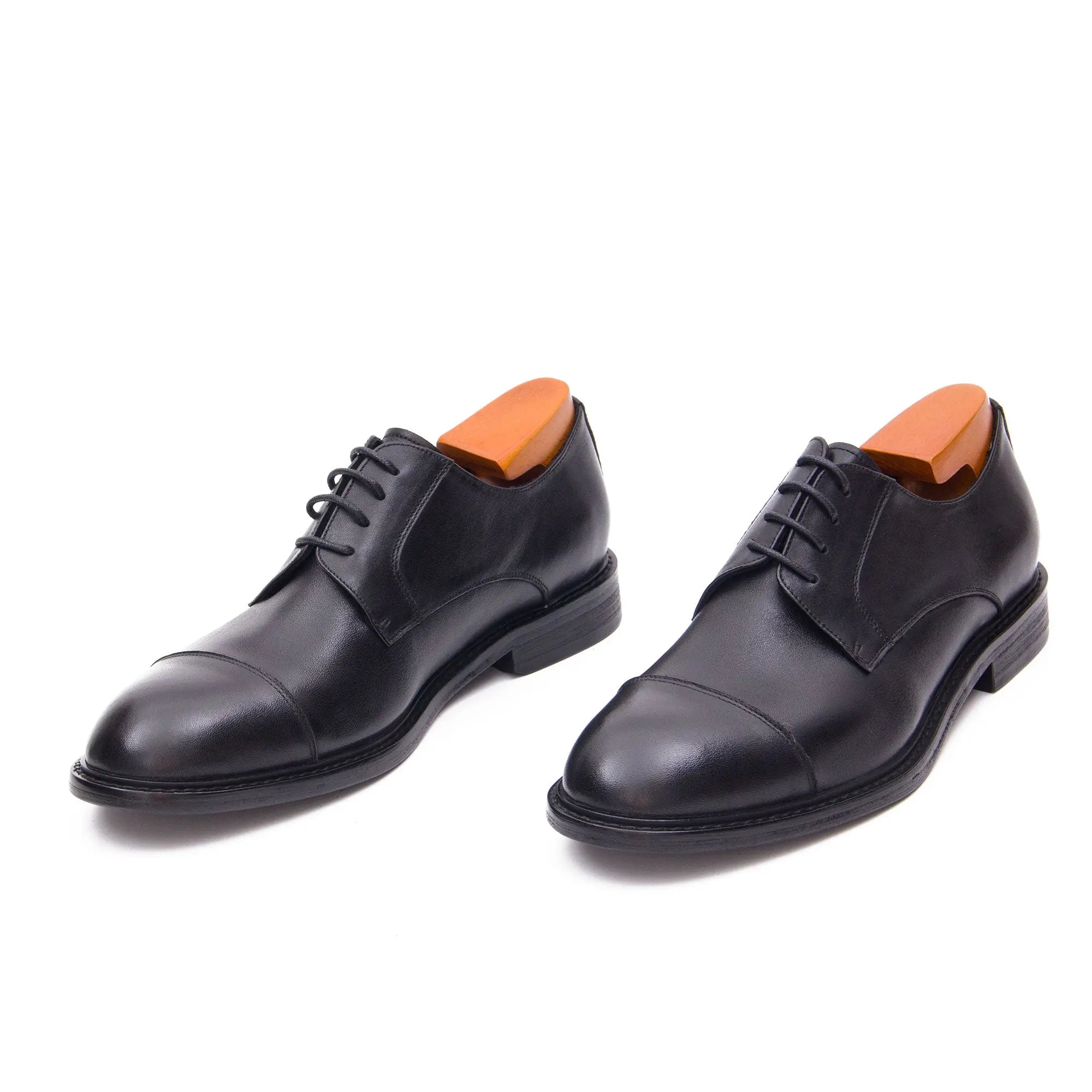 Hand Wash Leather Derby Shoes 668-21 - Divinch