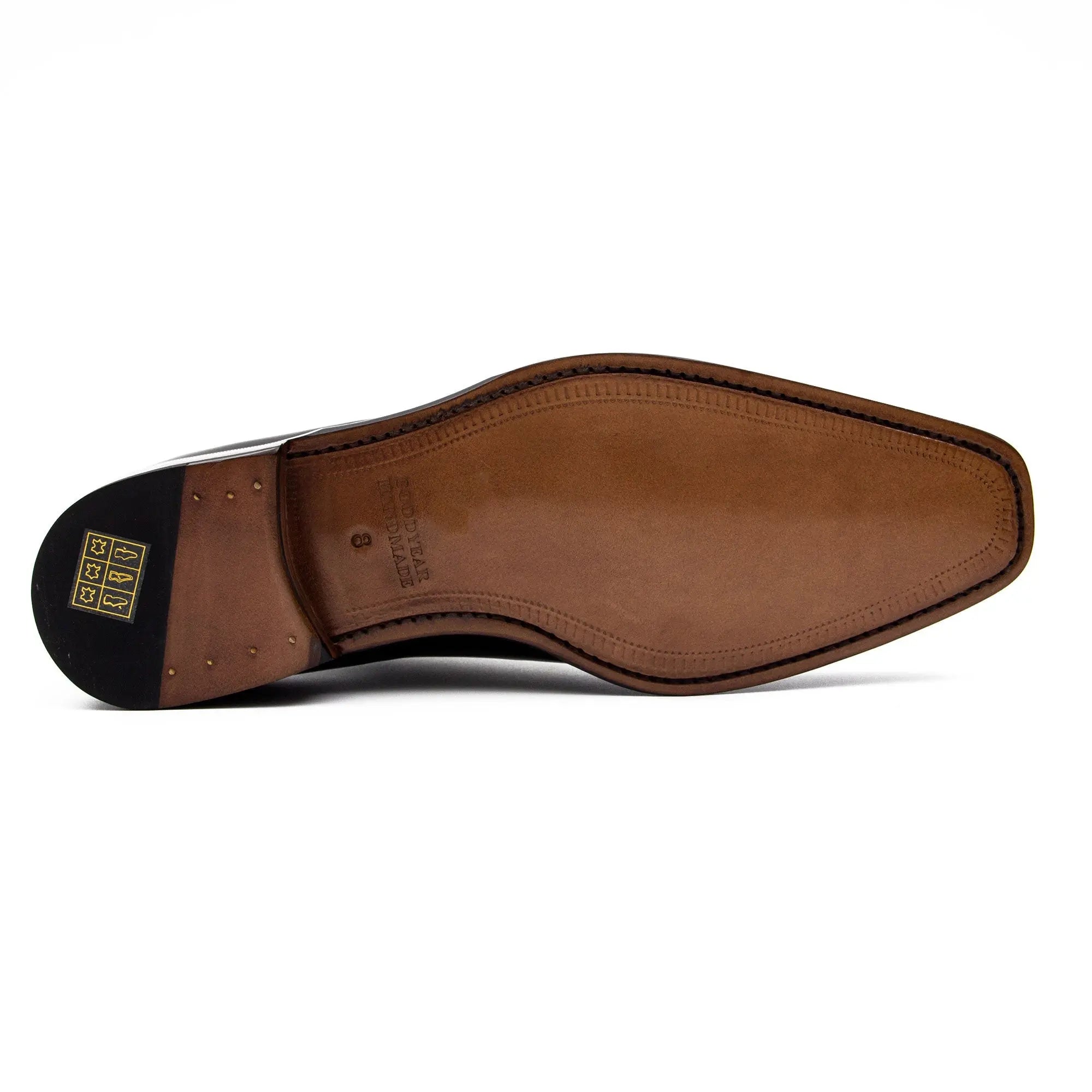 Goodyear handmade genuine leather outsole derby shoes - Divinch