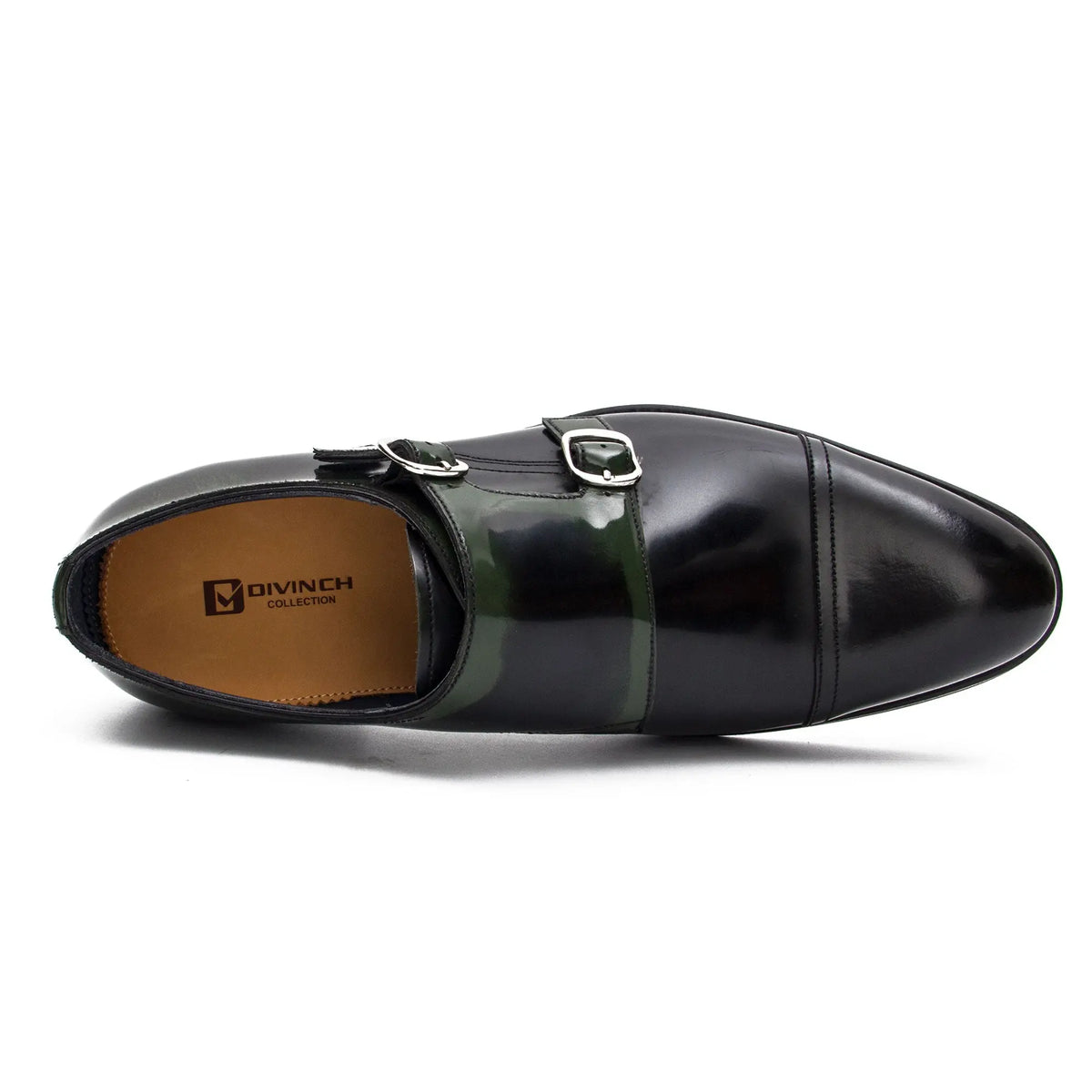Goodyear handmade genuine leather outsole Monk shoes 63518610 - Divinch