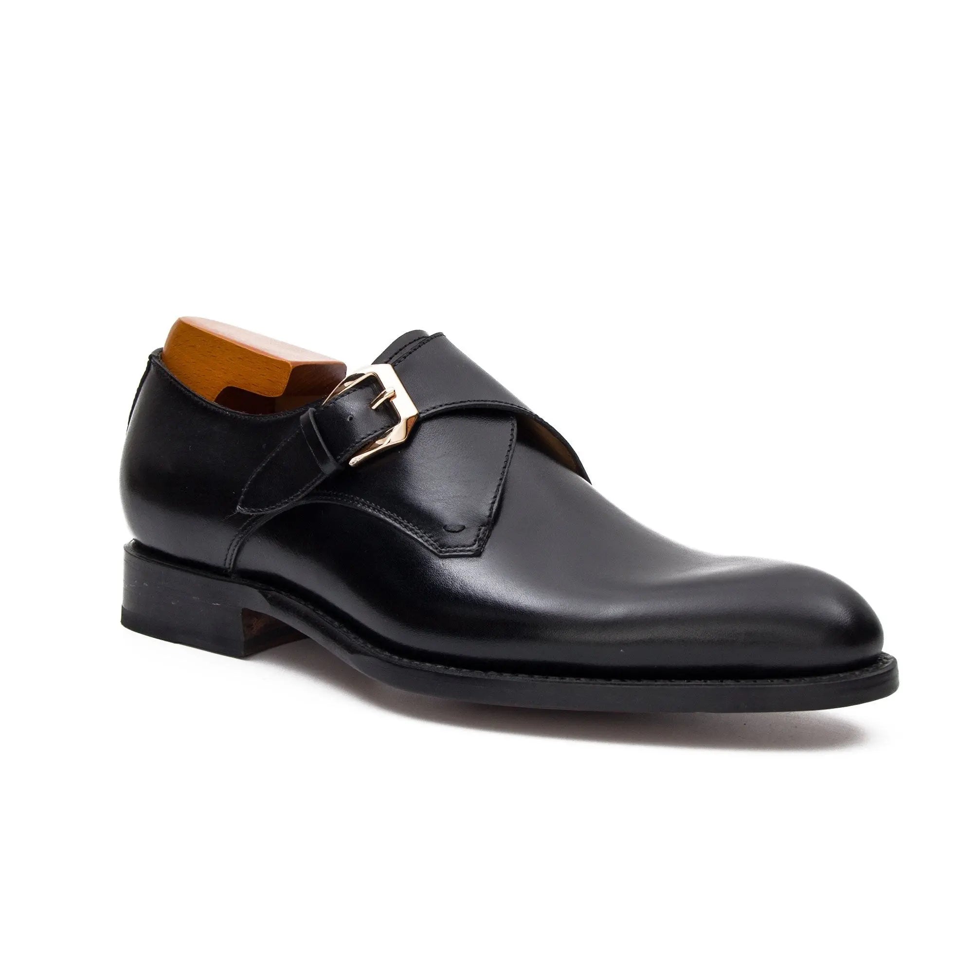 Goodyear calfskin brogue MONK shoes 21232111 - Divinch