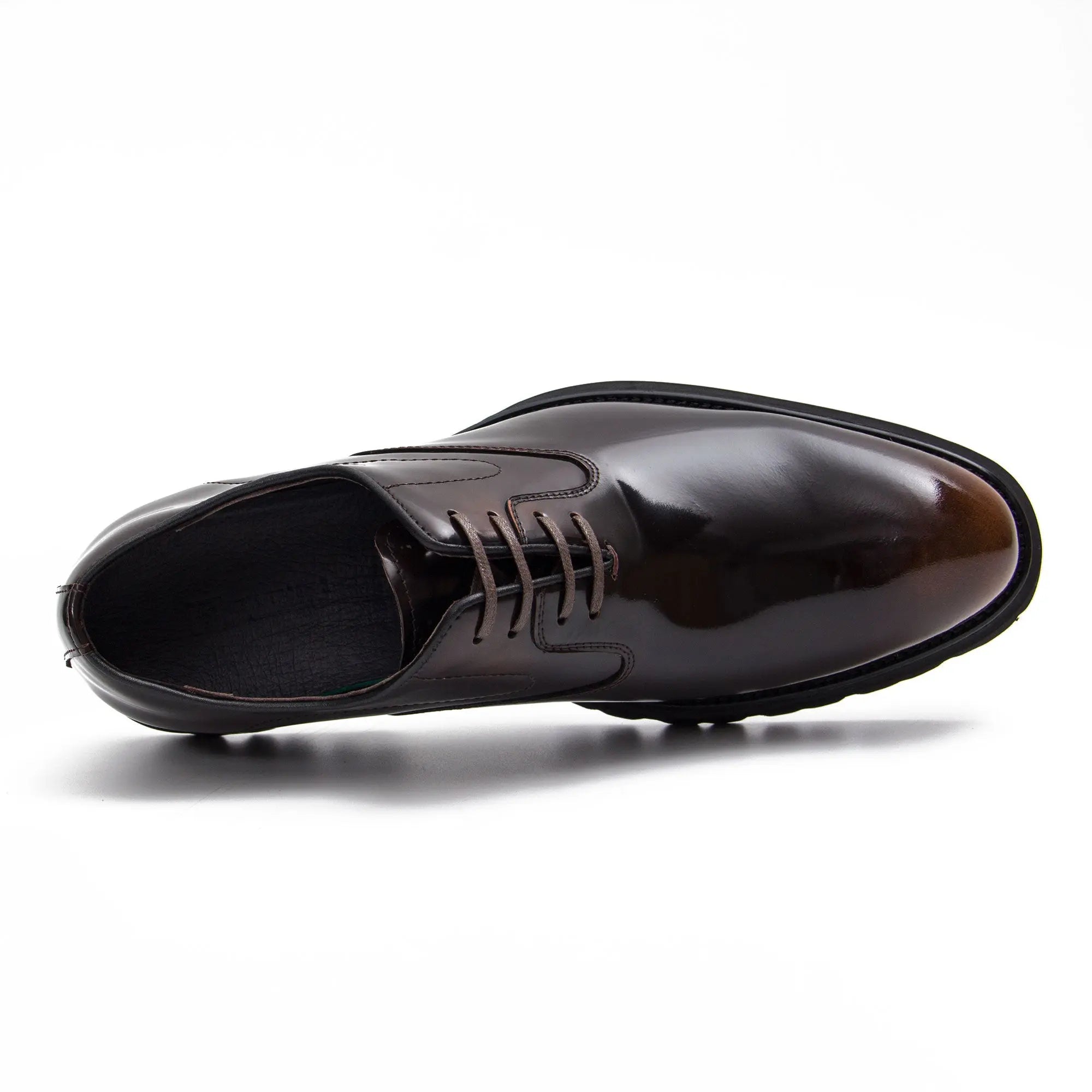 Patent leather derby shoes D96125 - Divinch