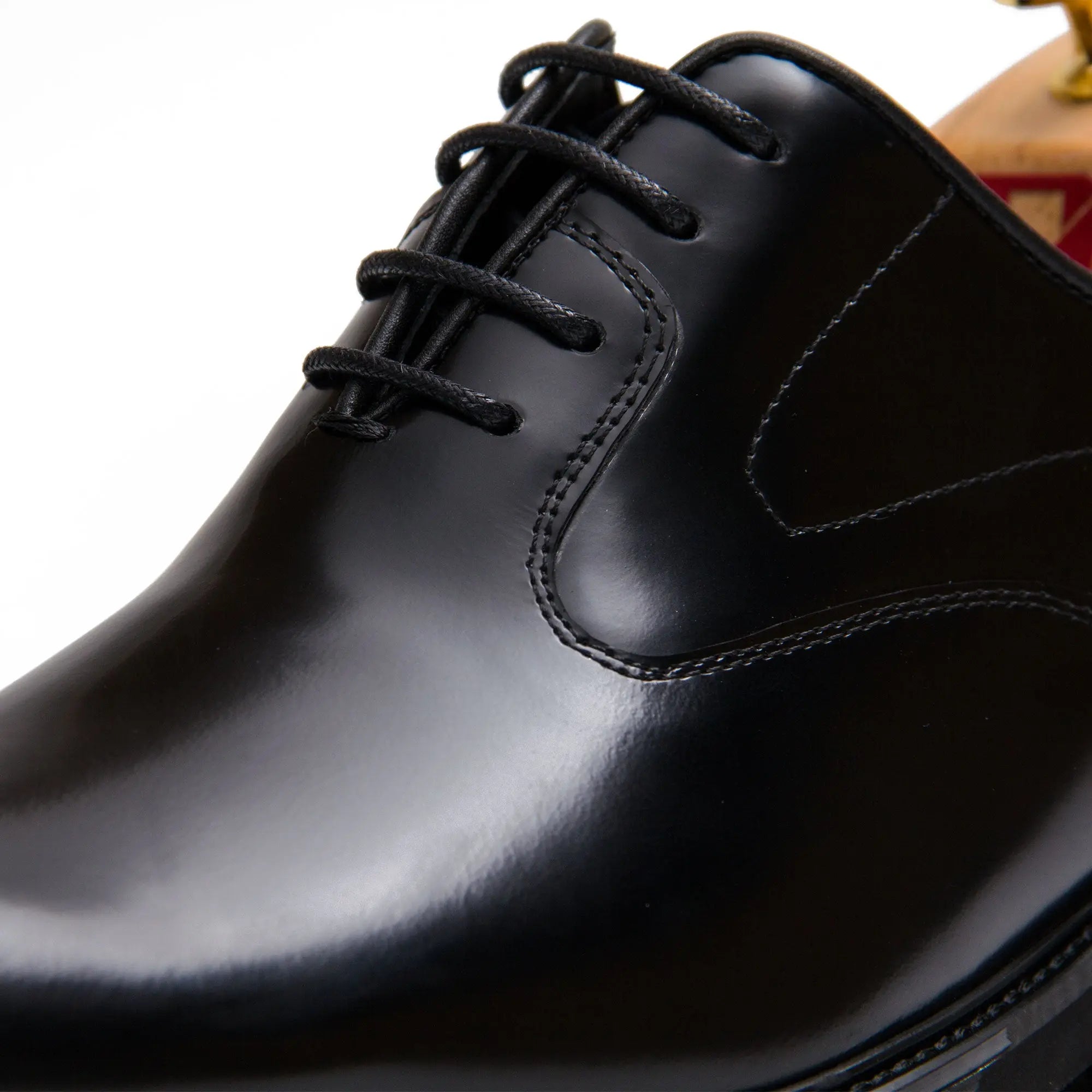 Patent leather derby shoes D96125 - Divinch