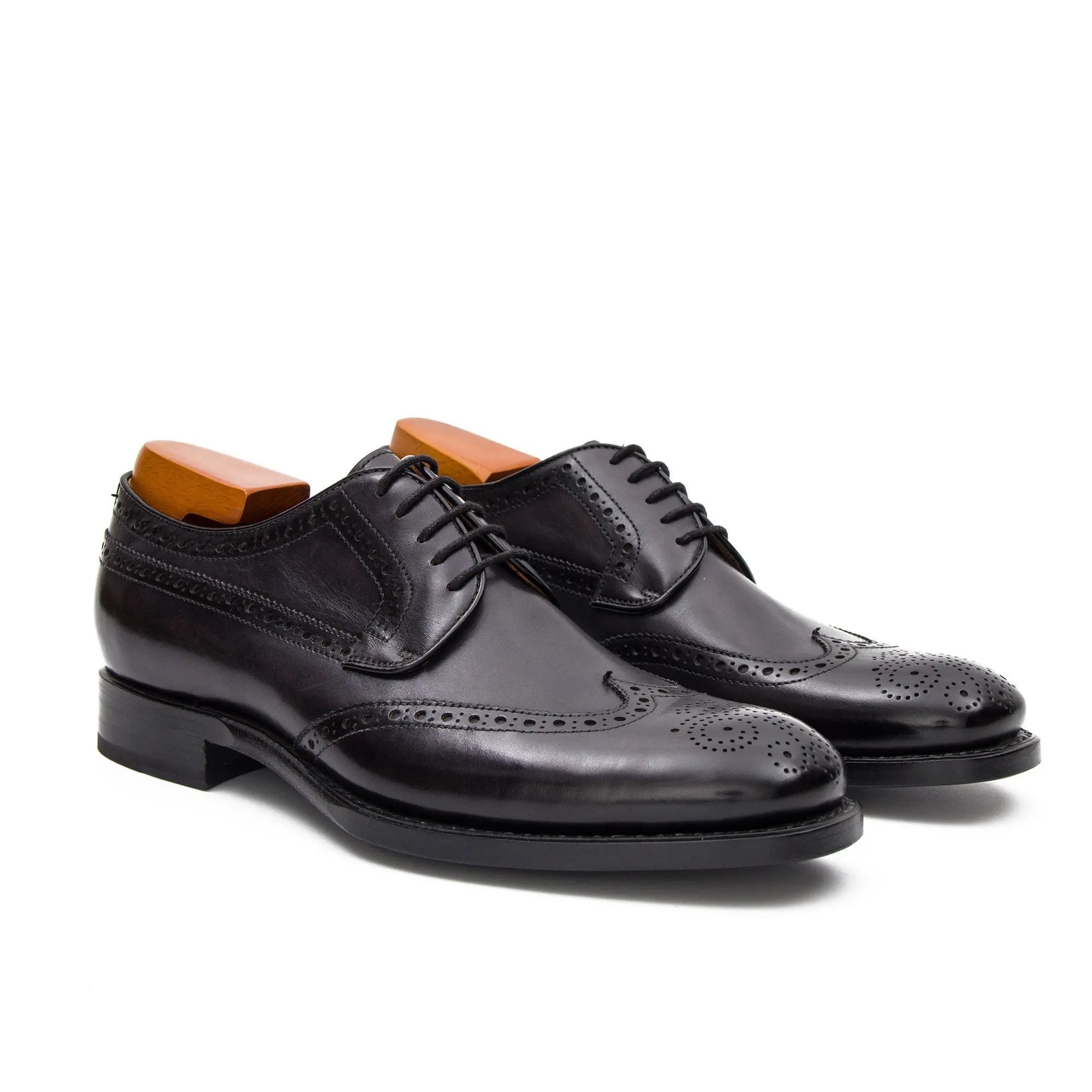 Goodyear calfskin brogue derby shoes 20571930 - Divinch