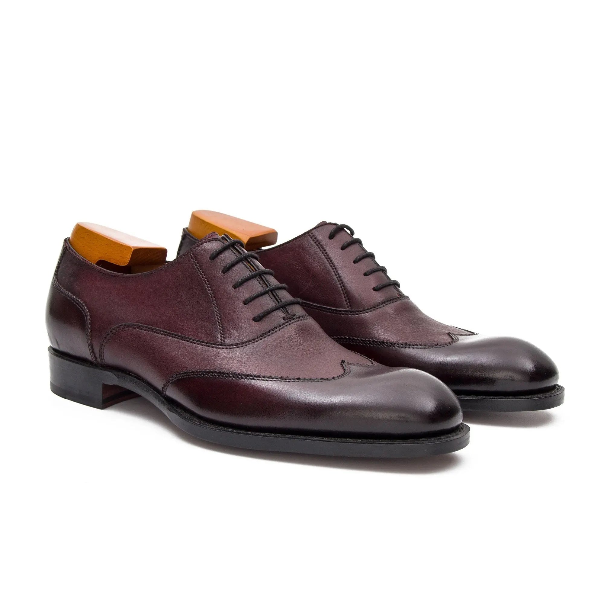 Goodyear calfskin brogue derby shoes 20562001 - Divinch