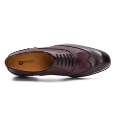 Goodyear calfskin brogue derby shoes 20562001 - Divinch