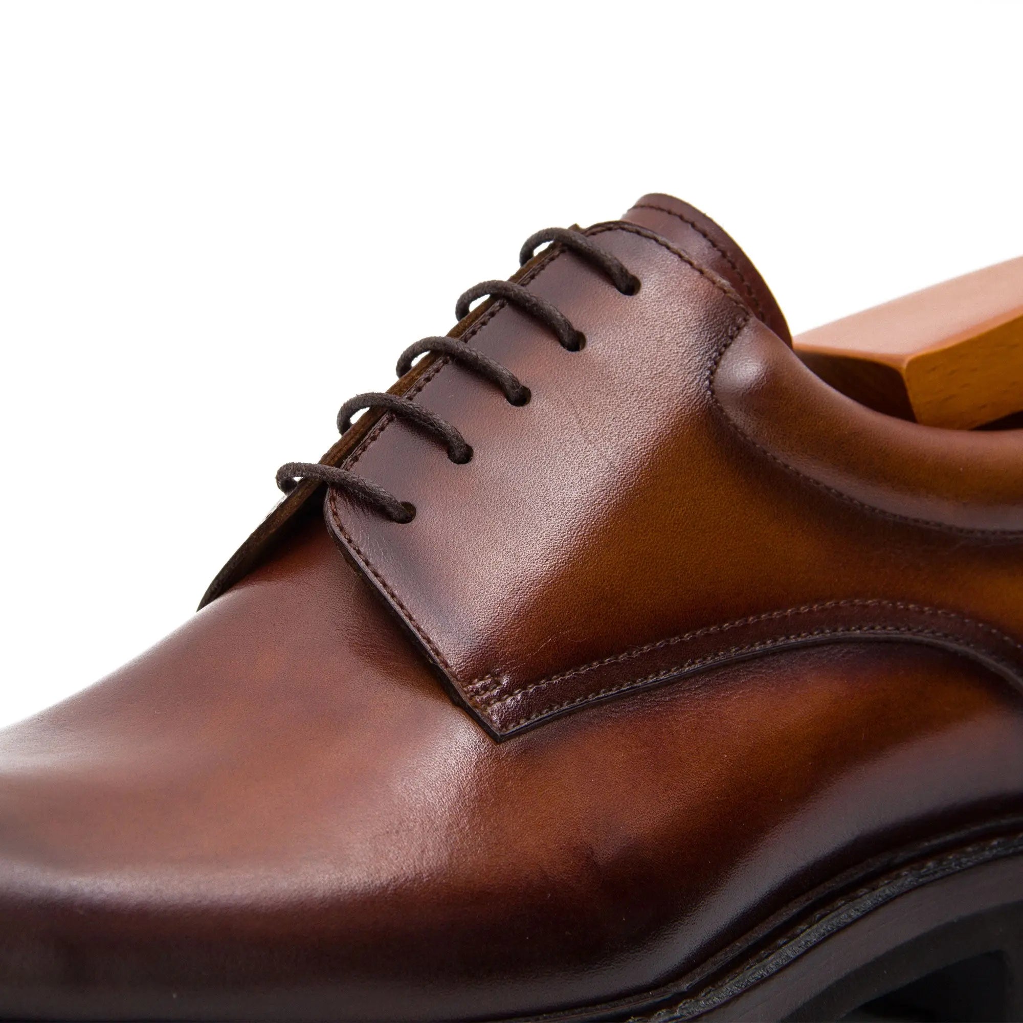 Thick-soled handmade derby shoes 23231233 - Divinch