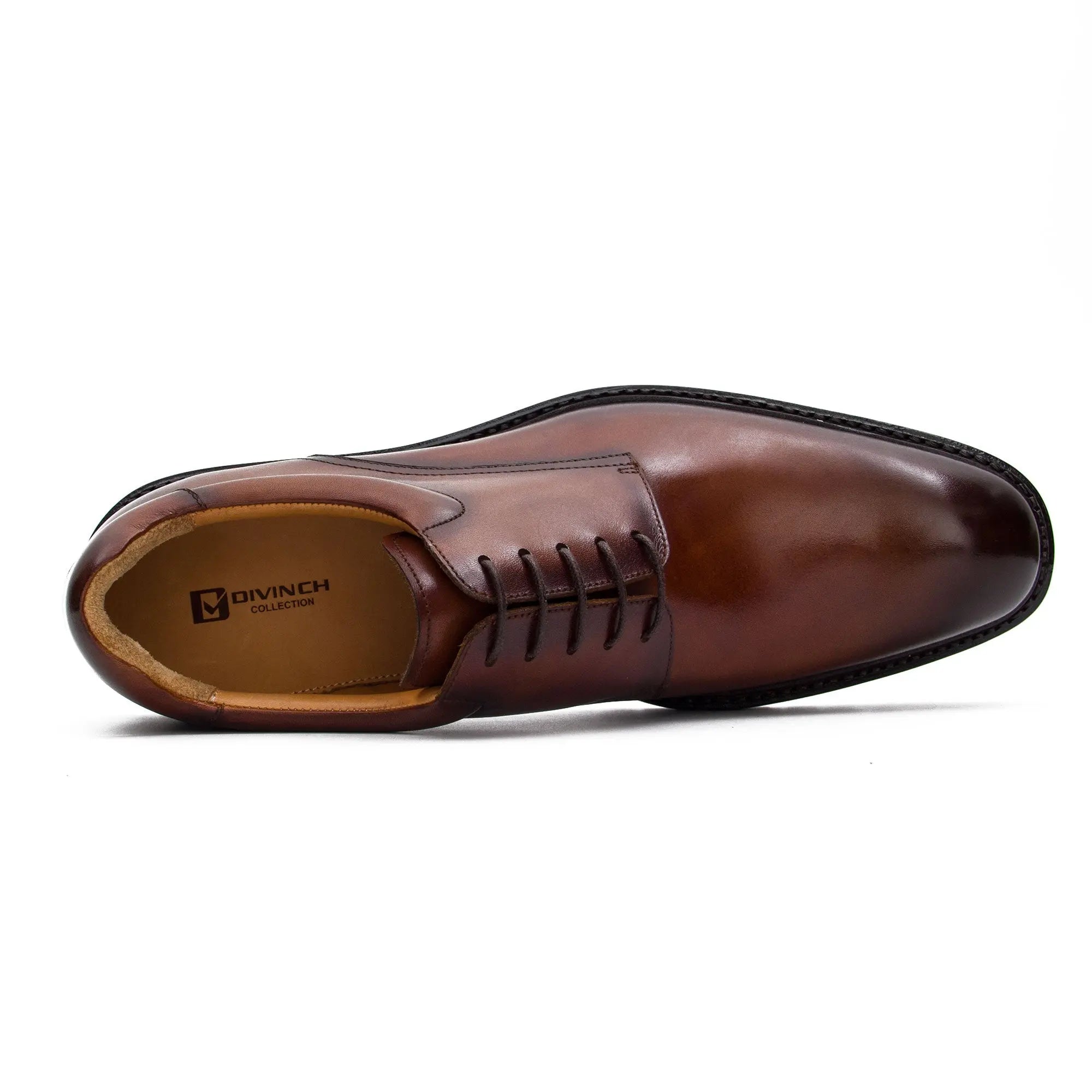 Thick-soled handmade derby shoes 23231233 - Divinch