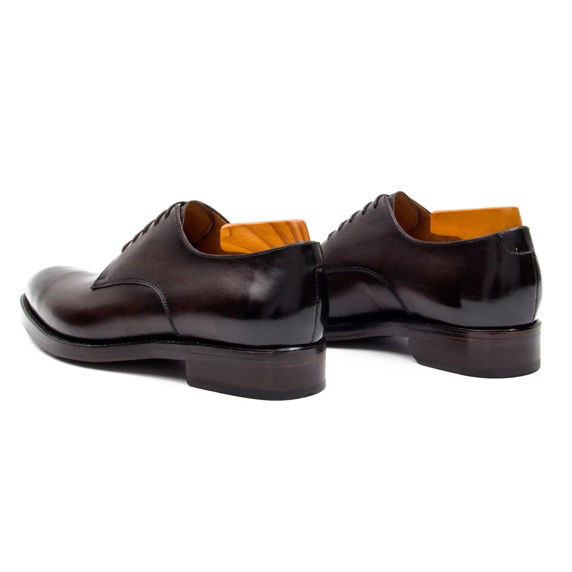 Goodyear handmade genuine leather outsole derby shoes - Divinch