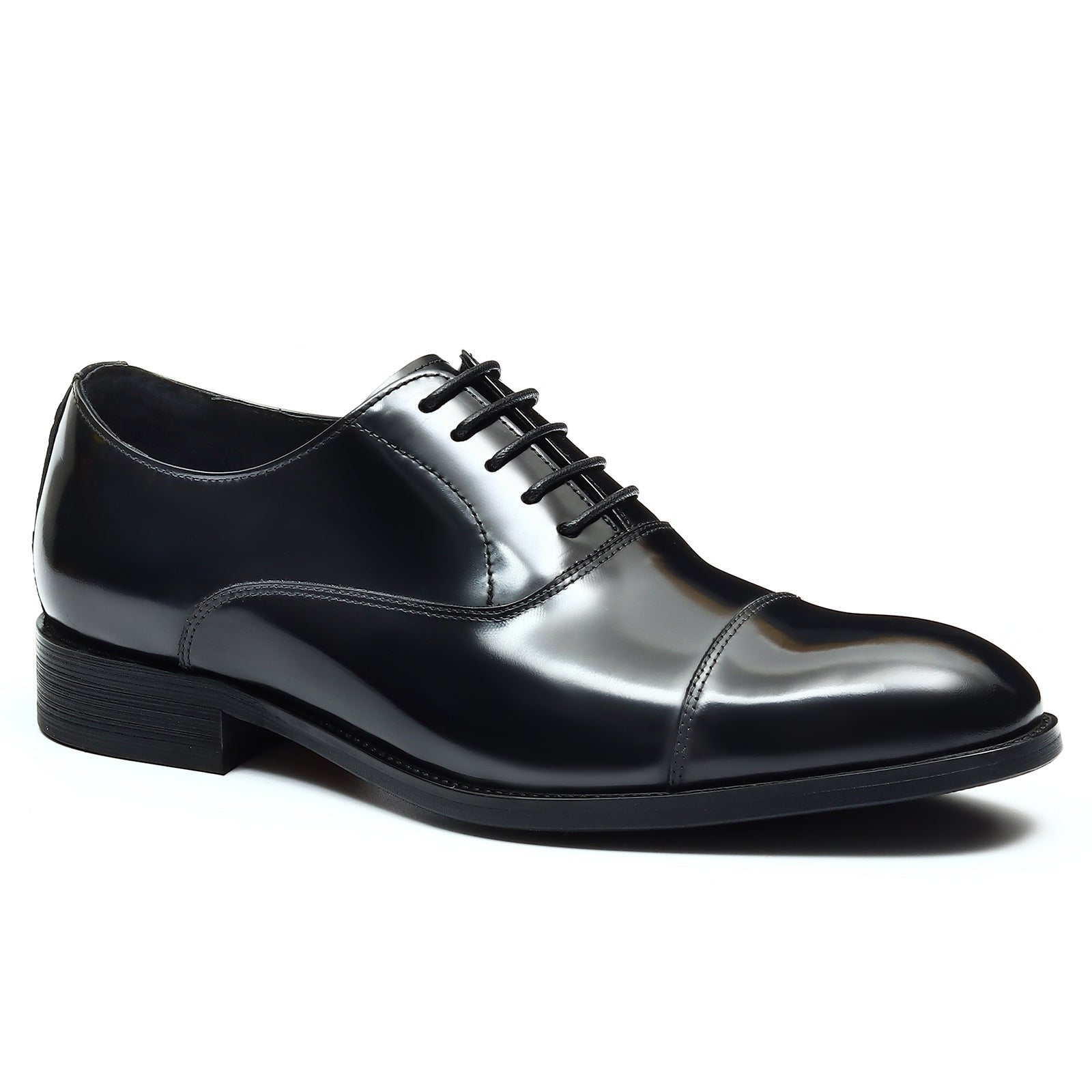 Triple joint oxford shoes D23559 Black - Divinch