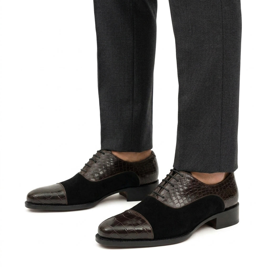 Brogue Oxford color cognac
