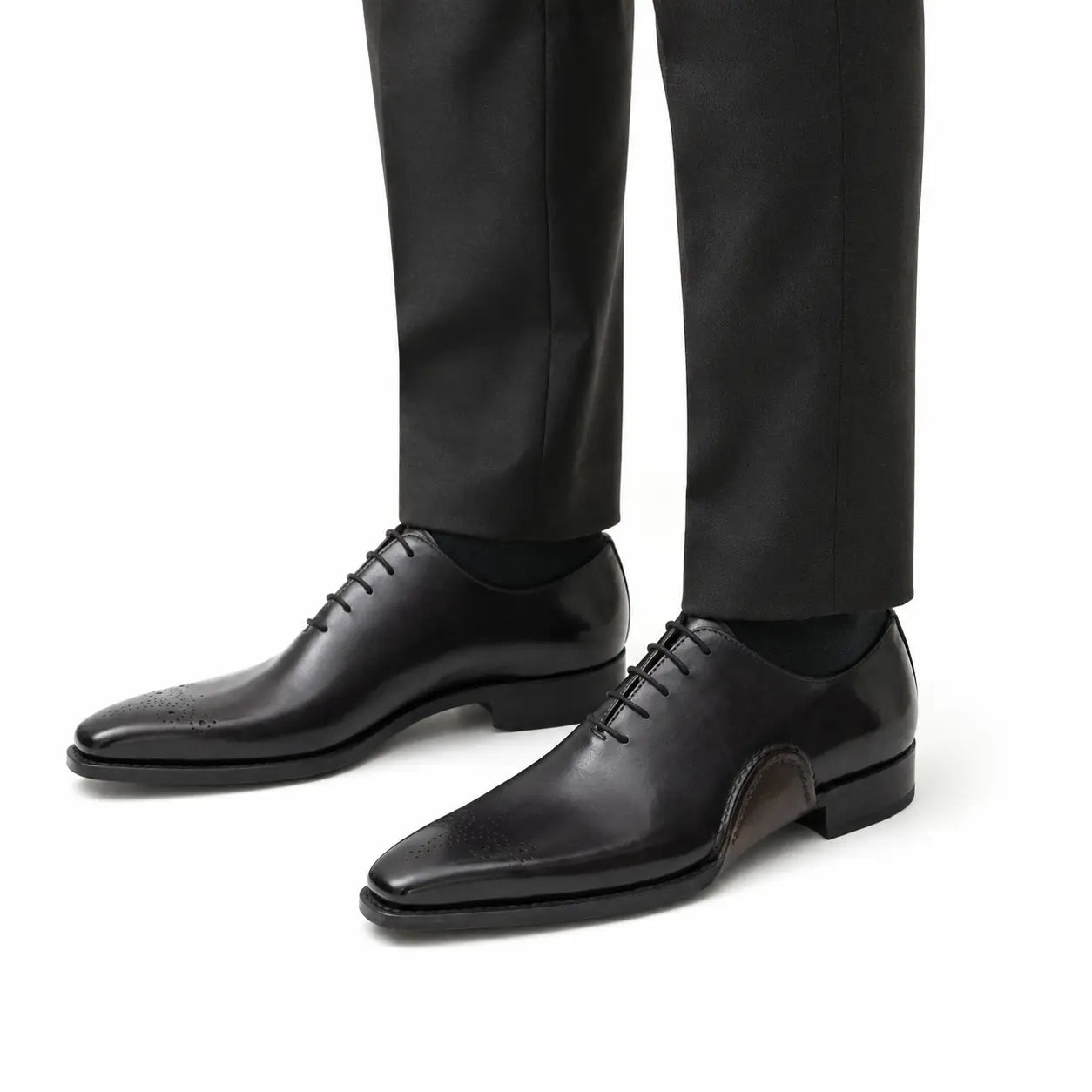 Oxfords Goodyear Welted con Patina Negra