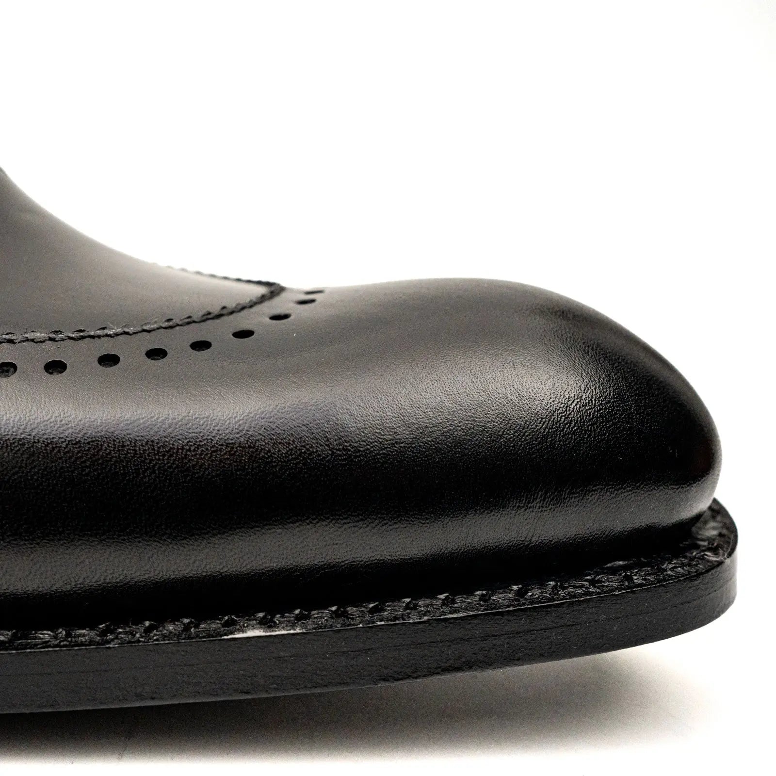 Men's Black Brogue Oxford Shoes DIVINCH