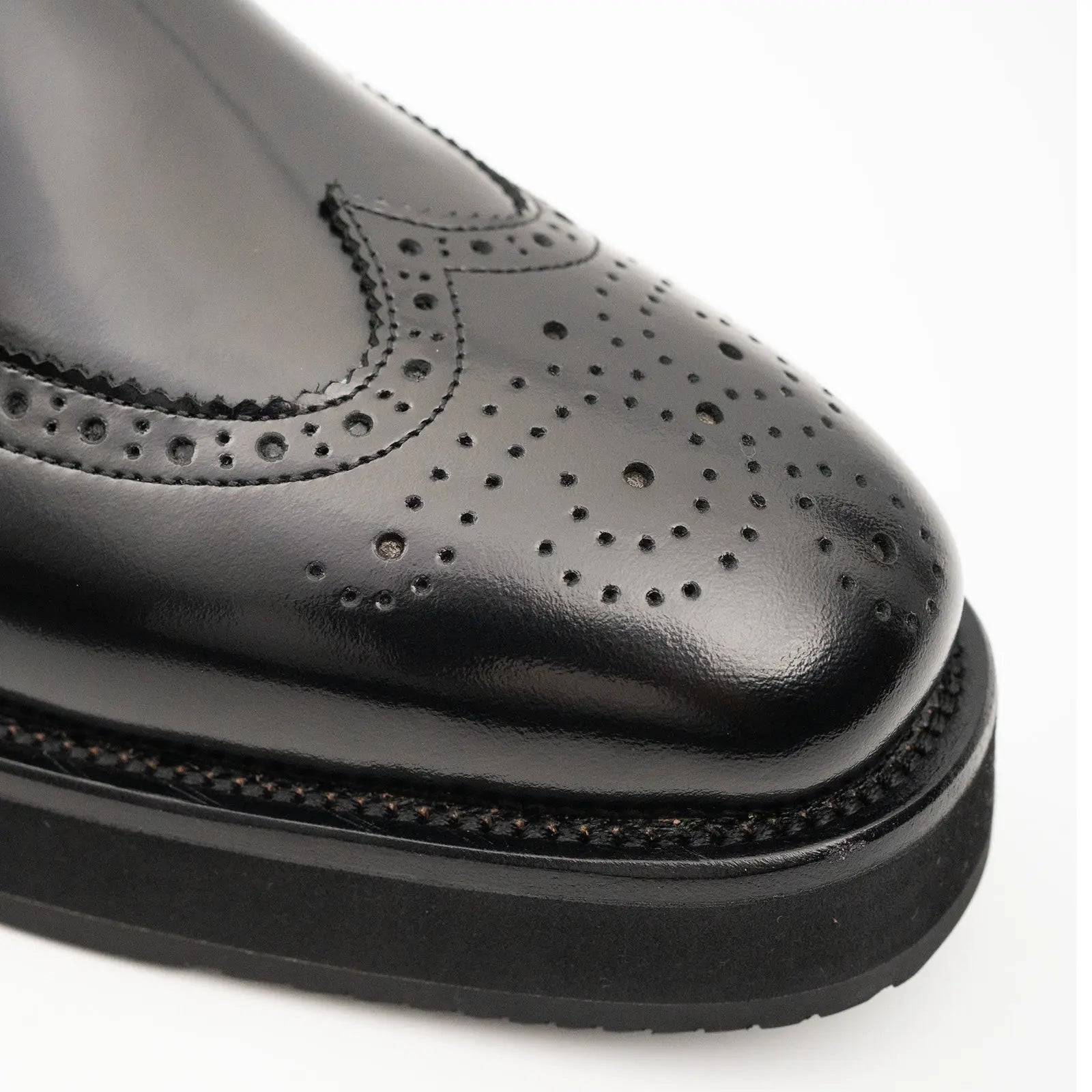 Men's Black Leather Loafers Divinch