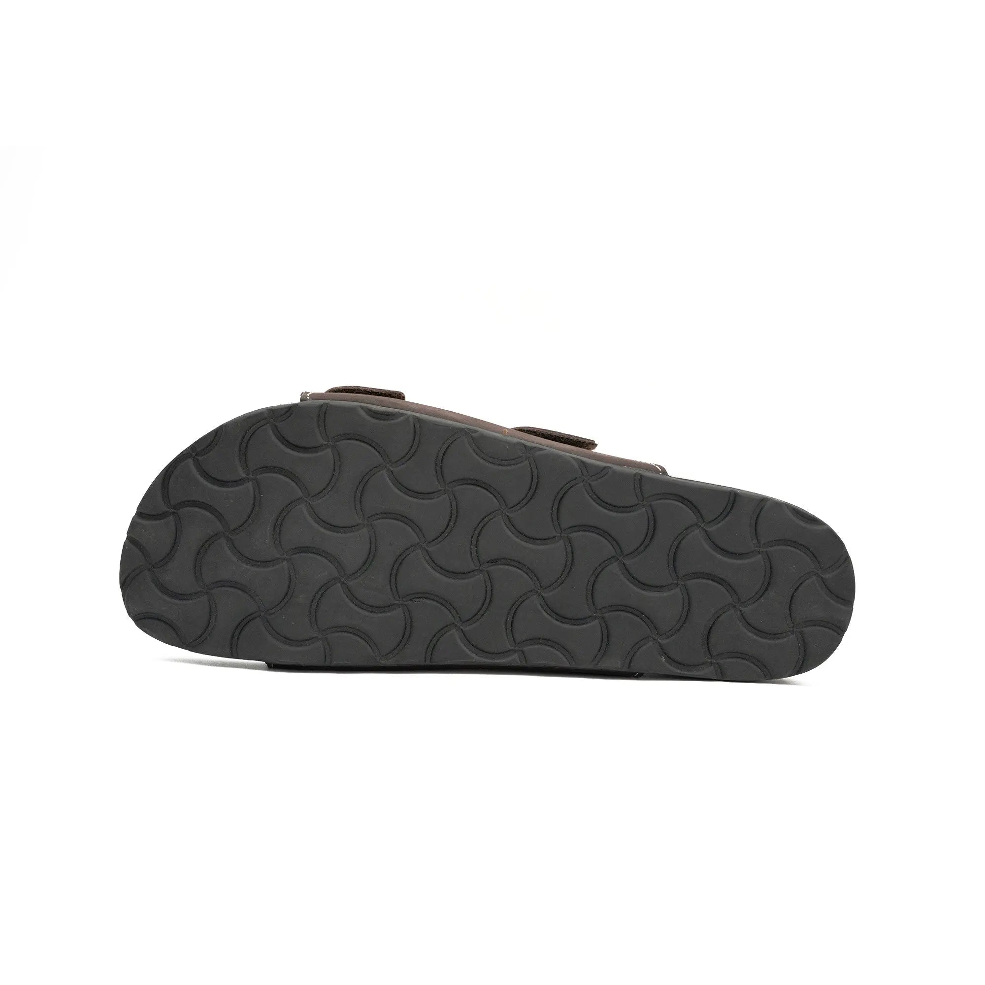 Men's Brown Adjustable Slide Sandals DIVINCH