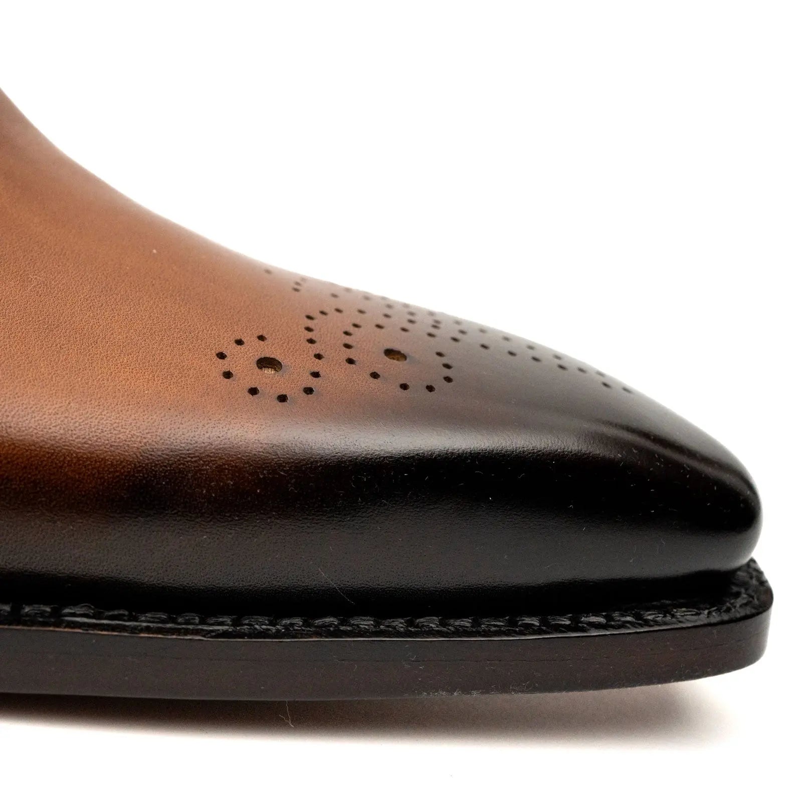 Men's Brown Medallion Oxford Shoes DIVINCH
