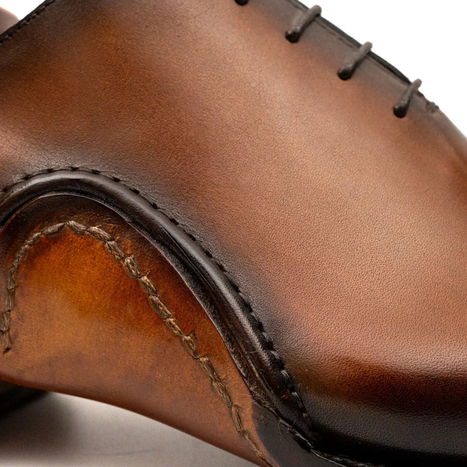 Men's Brown Medallion Oxford Shoes DIVINCH