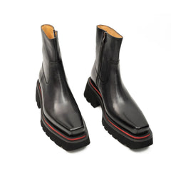 Men's Calfskin Thick - Sole Chelsea Boots DIVINCH