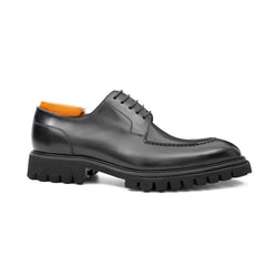 Black Lug Sole Apron Derby