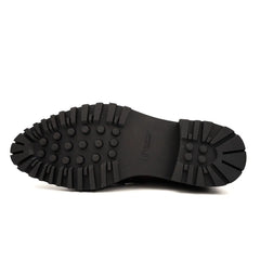 Walnussfarbener Strap-Chelsea-Stiefel