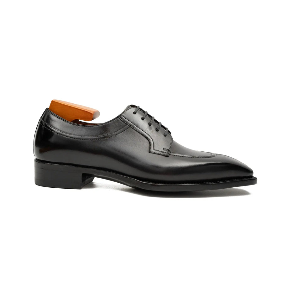 Sapatos Derby Brogue Quarto em Preto para Homens