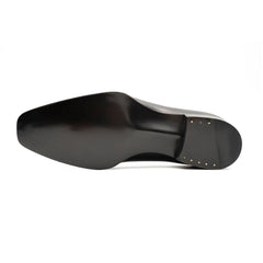 Men's Goodyear Welted Italian Calfskin Dress Shoes Black Divinch