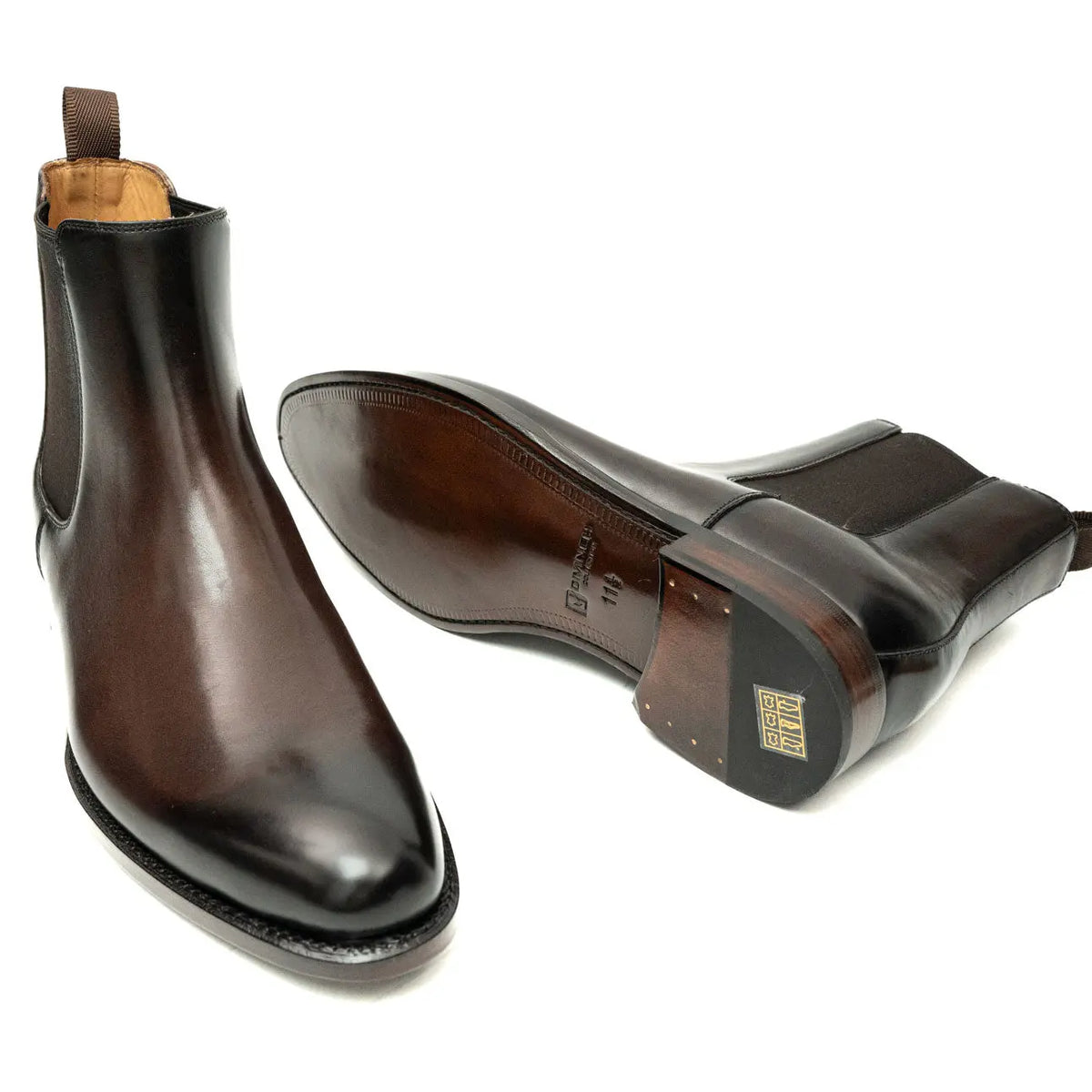 Stivali Chelsea Goodyear marrone scuro