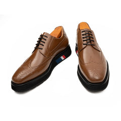 Men's Leather Platform Shoe Divinch