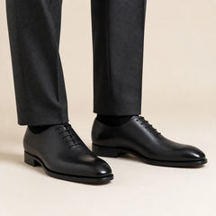 Midnight Wholecut Oxford — on-foot studio view