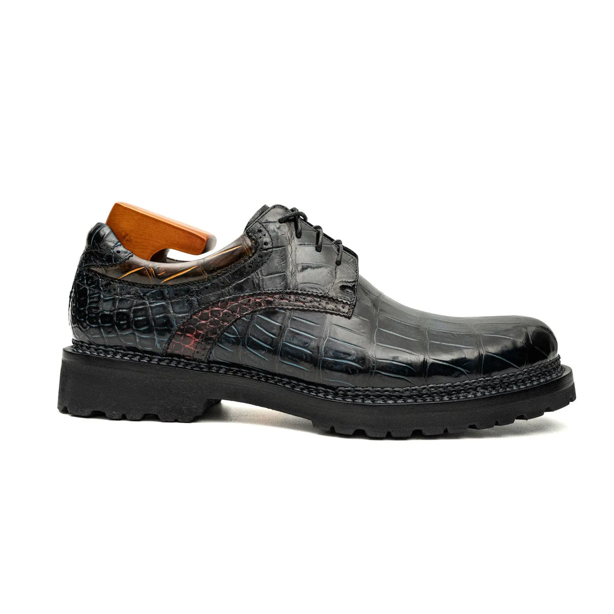 Nile Croc Norwegian Welt Vibram Derbies DIVINCH