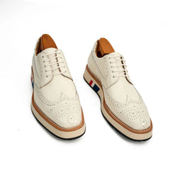 Off-White Brogues with Striped Sole Divinch