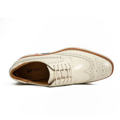 Off-White Brogues with Striped Sole Divinch