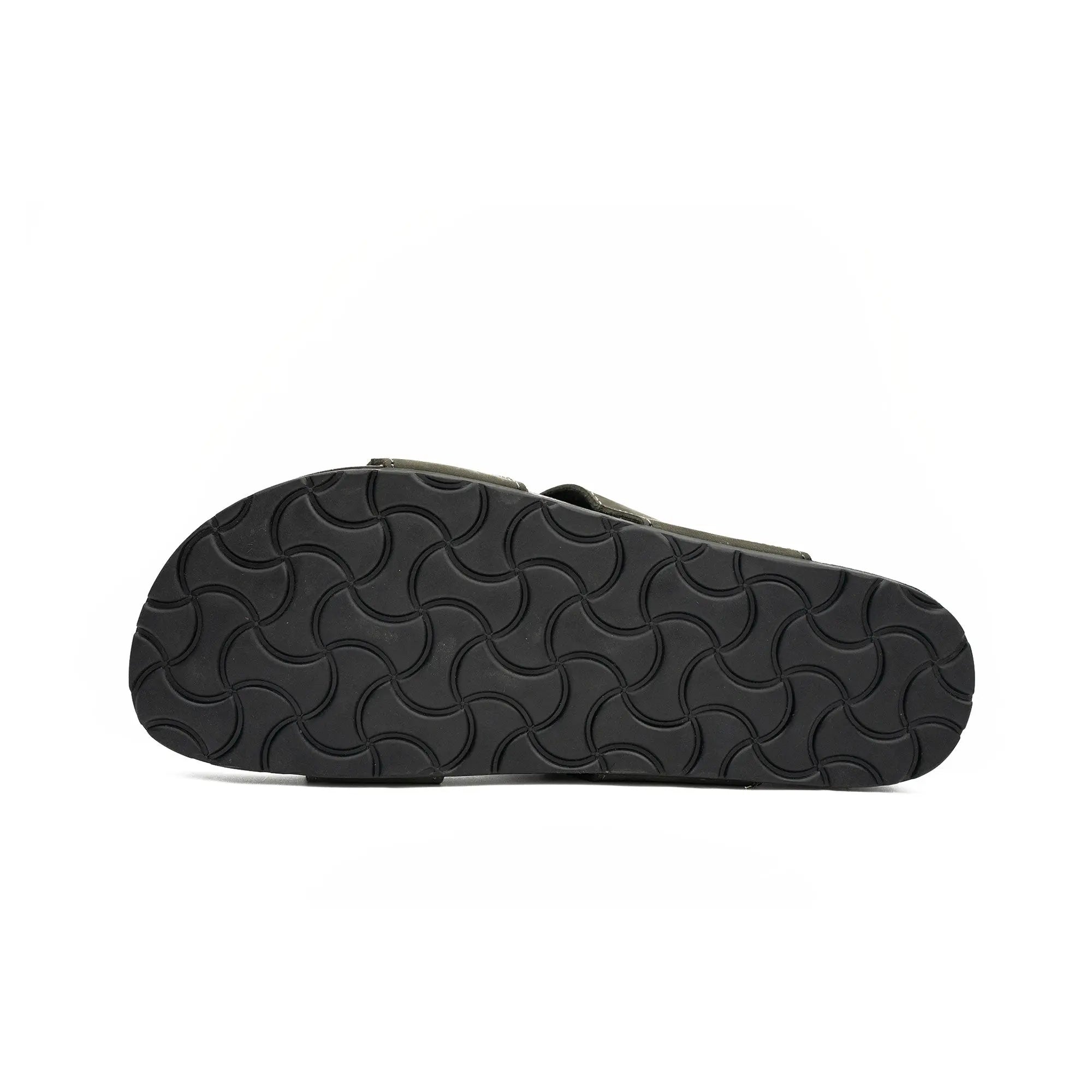 Olive Green Strap Slides DIVINCH