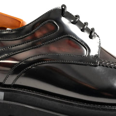 Oxblood Polished Moc-Toe Lug Derby Divinch
