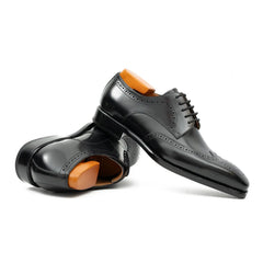 Patent leather goodyear welt dress shoes Black Divinch