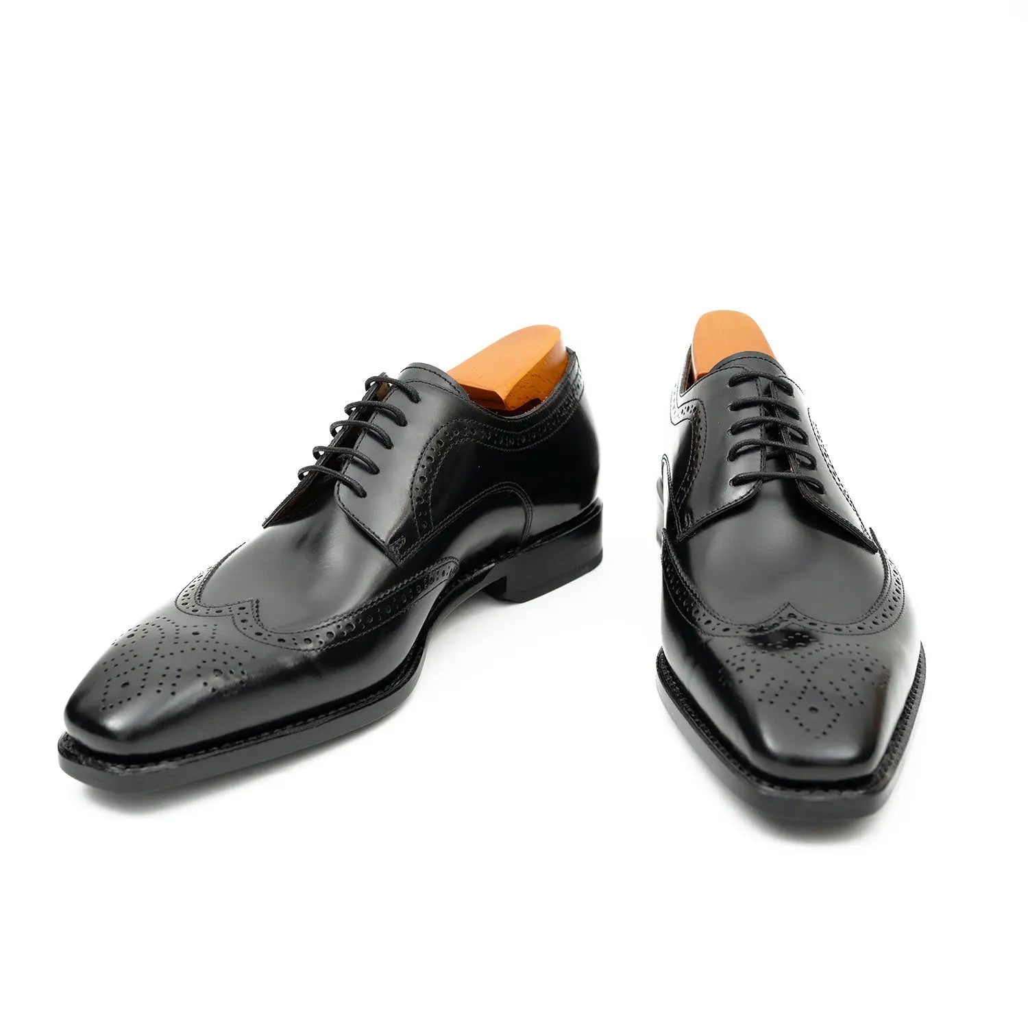 Patent leather goodyear welt dress shoes Black Divinch