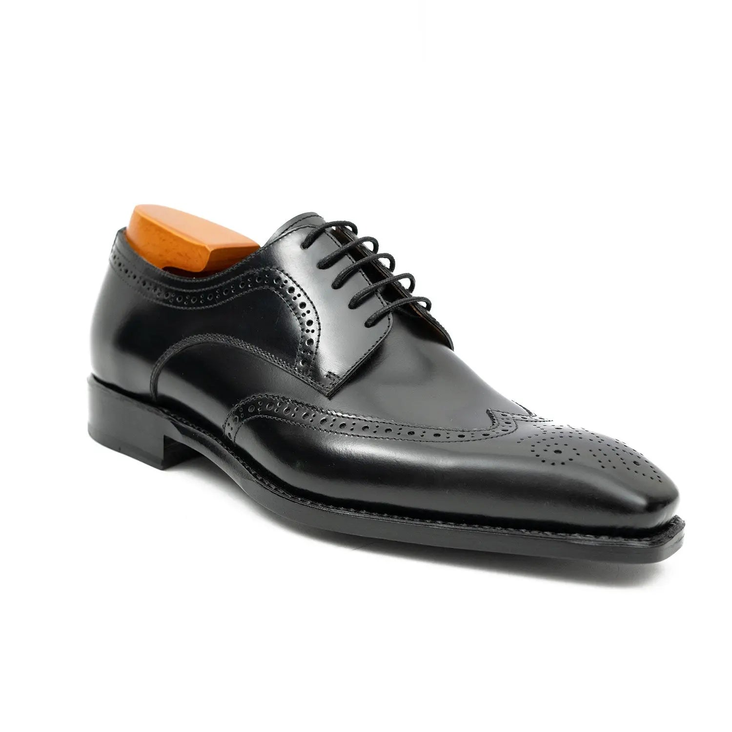 Patent leather goodyear welt dress shoes Black Divinch