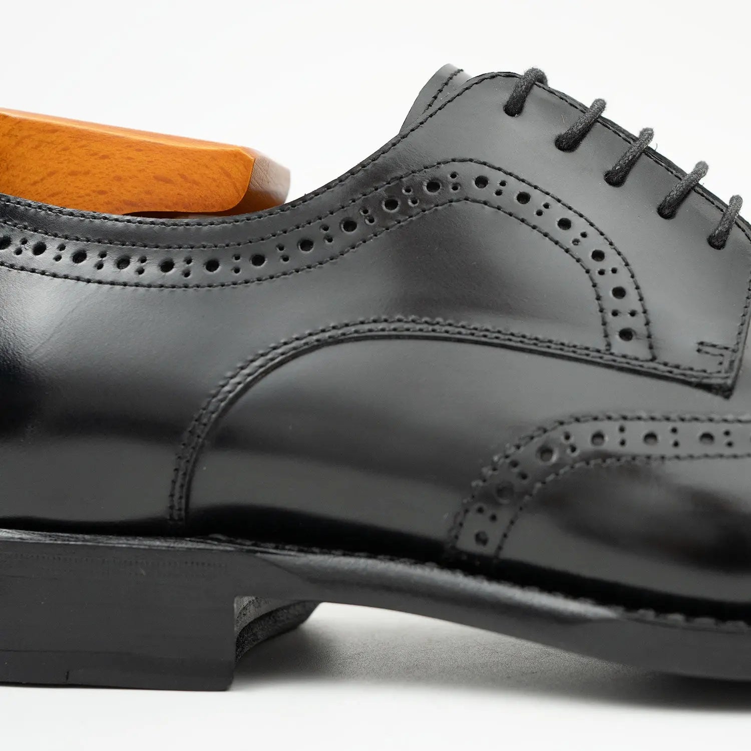 Patent leather goodyear welt dress shoes Black Divinch