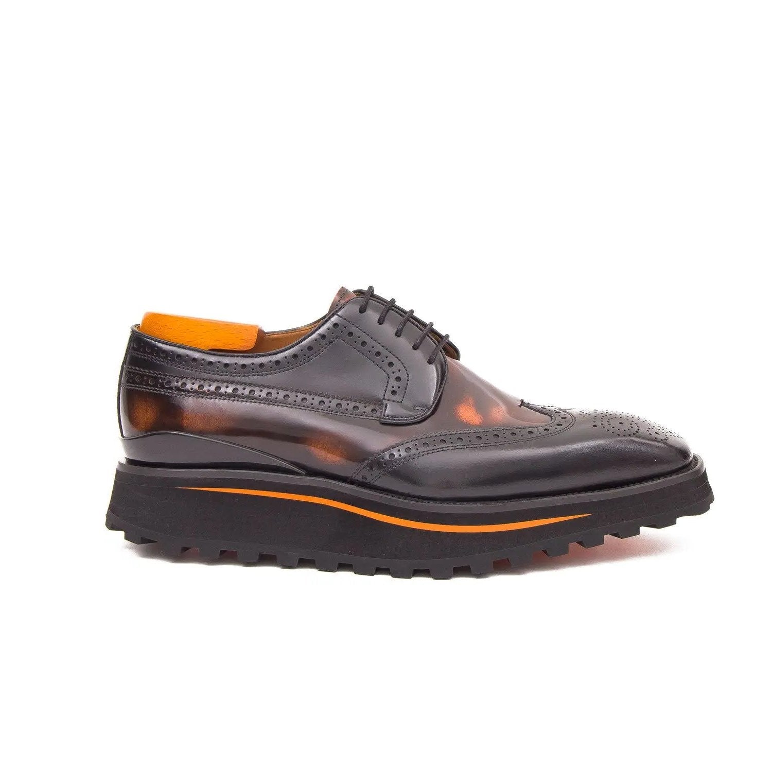 Patent leather shoes Platform brogues DIVINCH