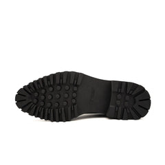 Platform Patent Combat Boots DIVINCH