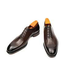 Dark Brown Wholecut Oxford Shoe