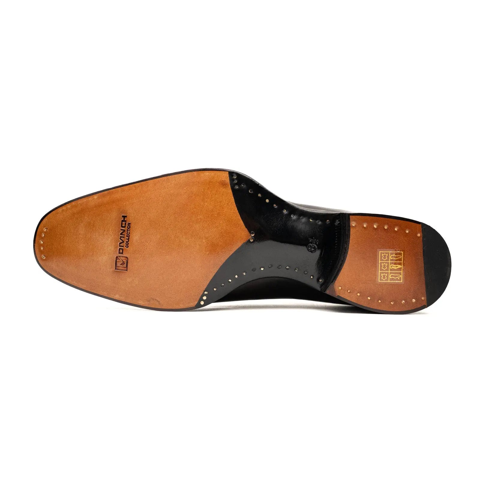 Seamless Wholecut Coffee Oxford Shoes