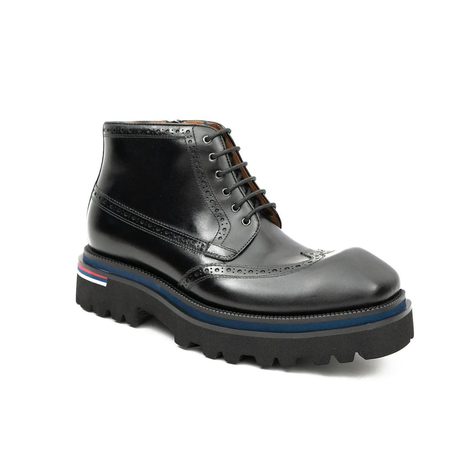 Side - Zipper Martin Boots 3016B Black DIVINCH